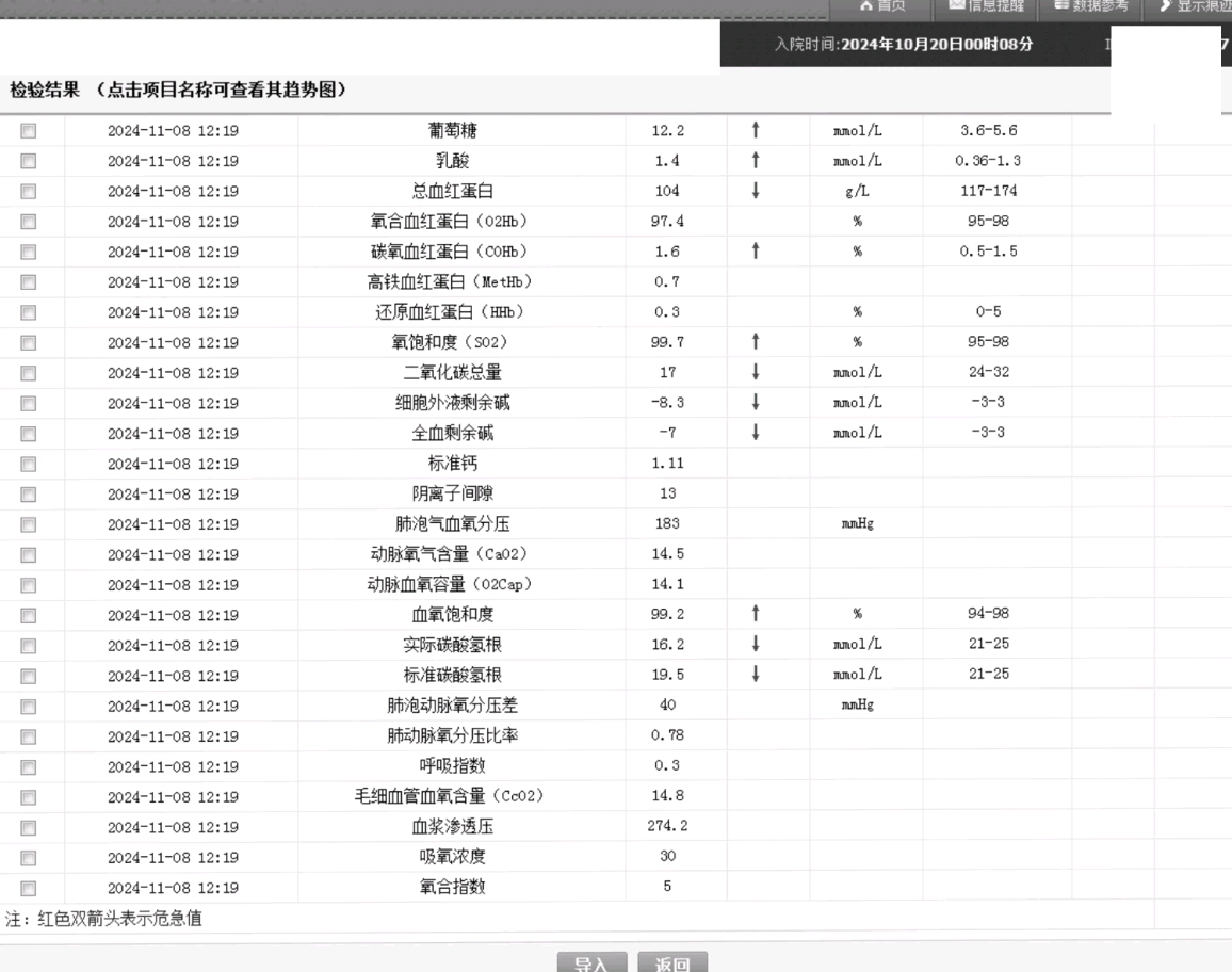 化验单图片